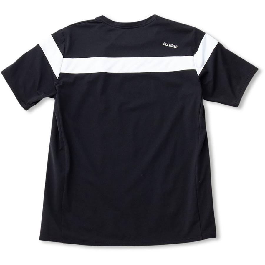 エレッセ Ellesse テニスウェア メンズ Practice Shirrs プラクティスシャツ EM00322 2020FW｜kpi｜05