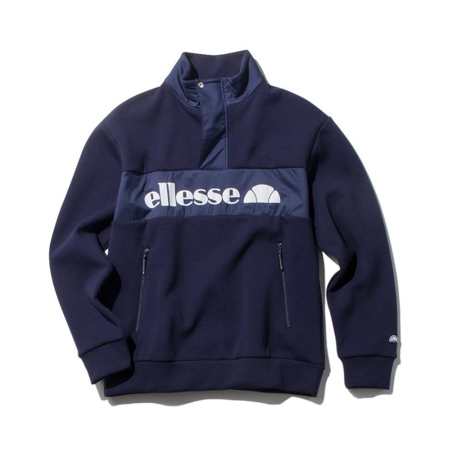 エレッセ Ellesse テニスウェア メンズ スペーサーニットスタンドプル EM39313 2019FW｜kpi｜11