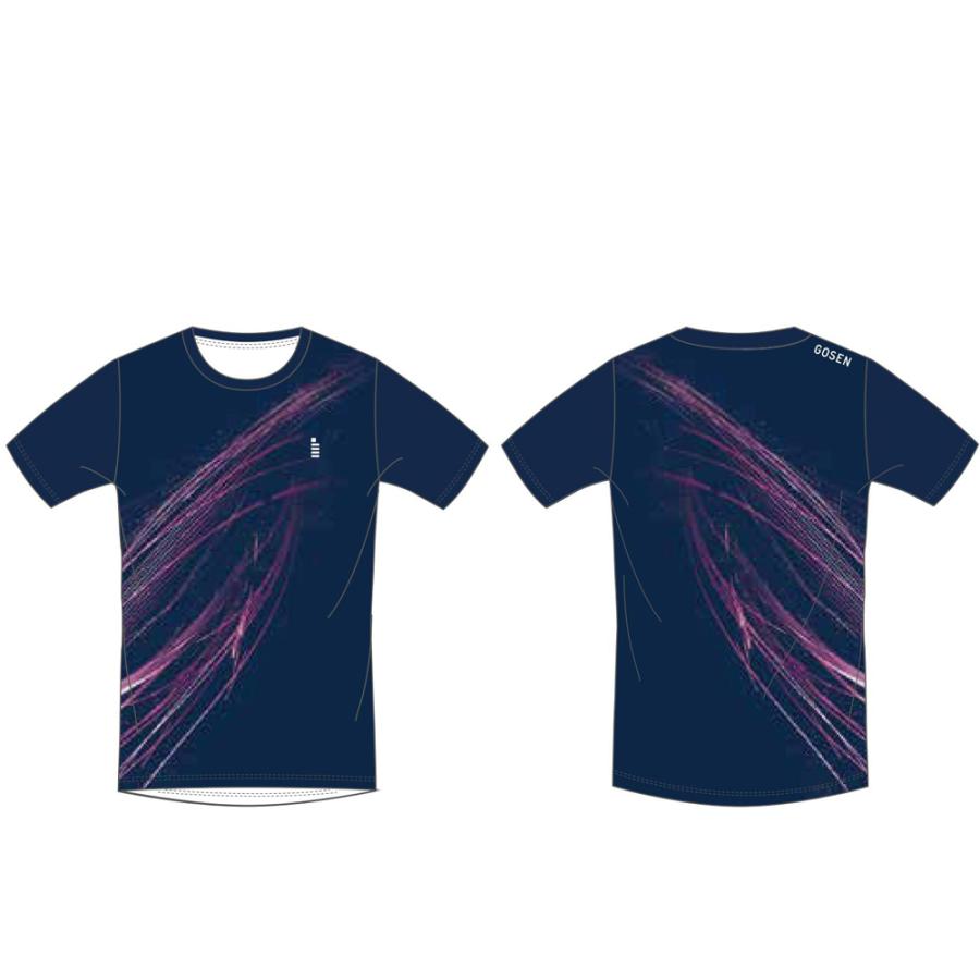 GOSEN ゴーセン テニスウェア 夏企画TシャツA JPT12 2022SS 7月
