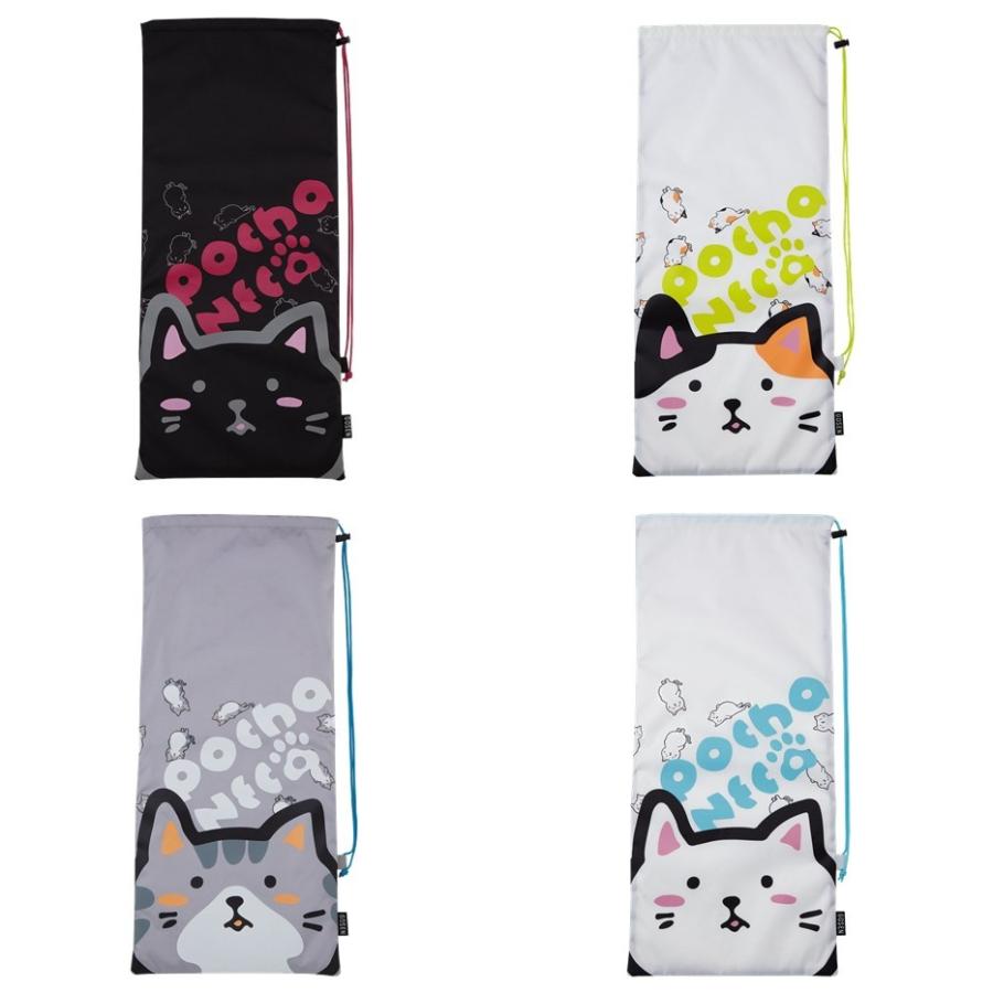 GOSEN ゴーセン テニスバッグ・ケース pochaneco ぽちゃ猫 ラケット