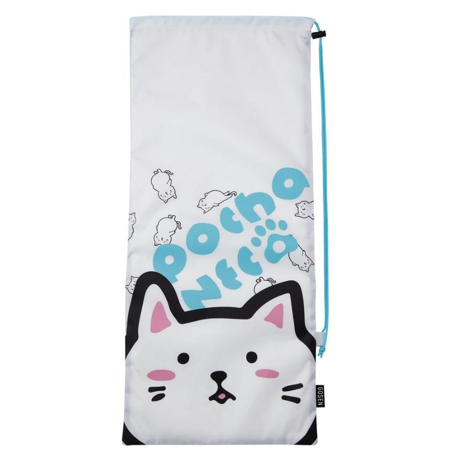 GOSEN（ゴーセン） テニスバッグ・ケース pochaneco ぽちゃ猫 ラケット