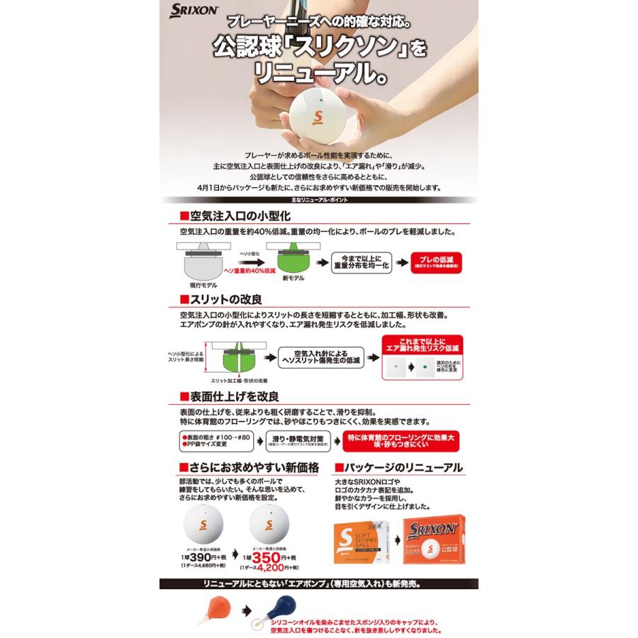 SRIXON SOFTTENNIS BALL スリクソン ソフトテニスボール