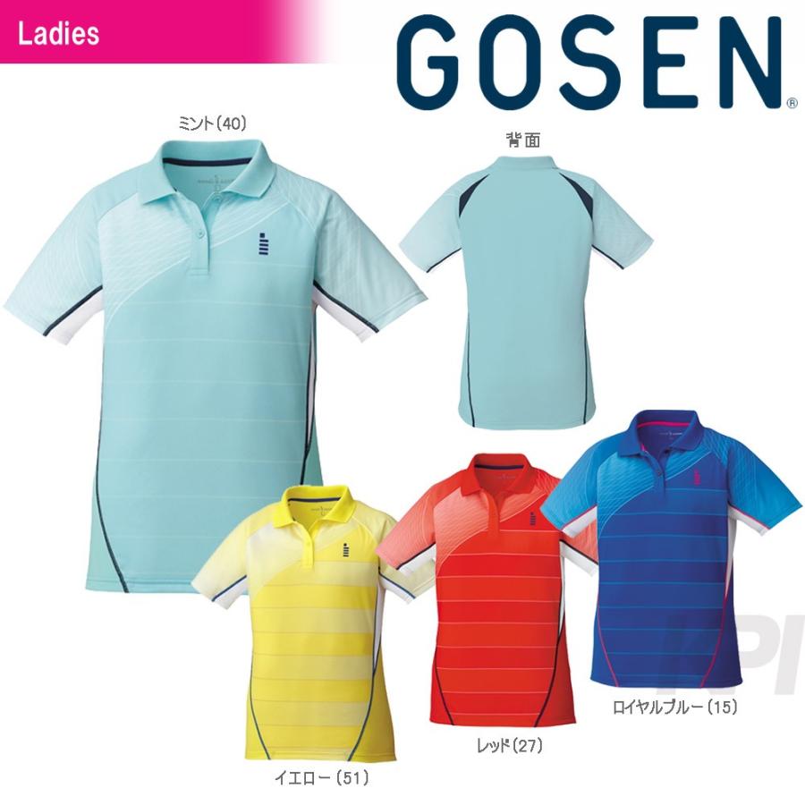 GOSEN ゴーセン 「レディース ゲームシャツ T1701」テニスウェア「2017SS」 : t1701 : KPI - 通販 -  Yahoo!ショッピング