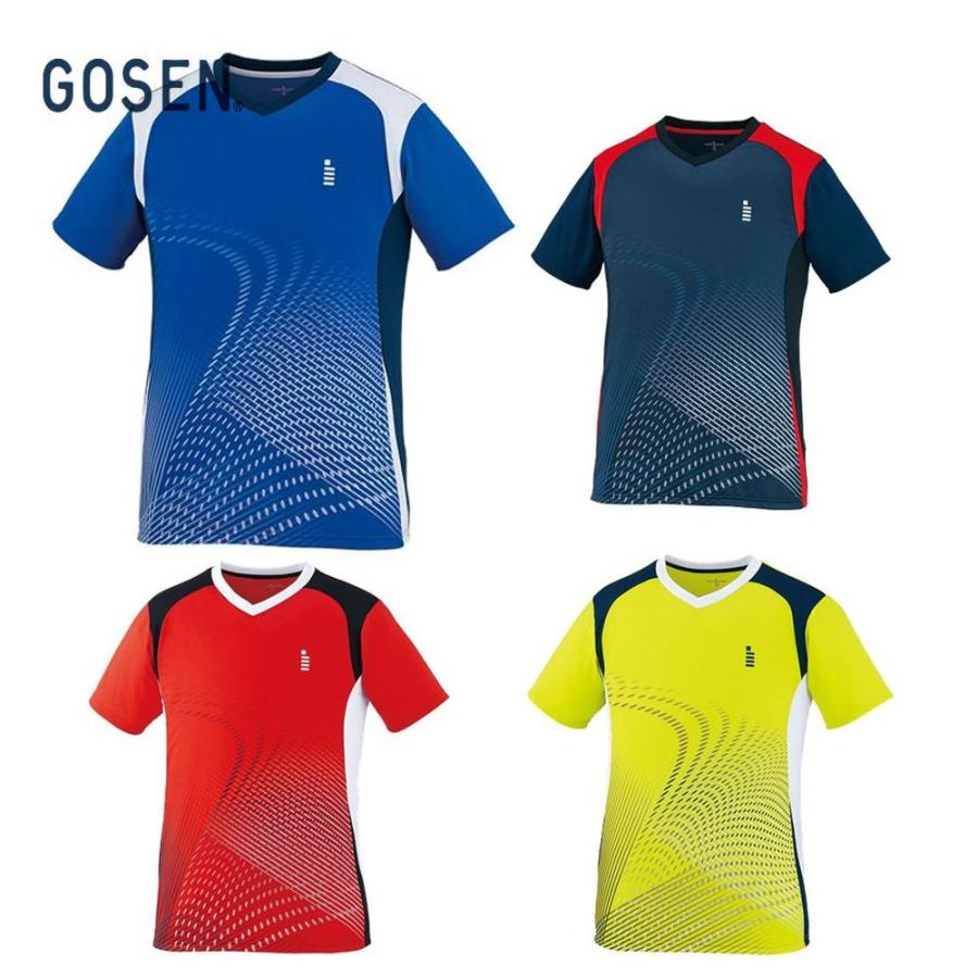 ゴーセン GOSEN テニスウェア セール 卸直営 ユニセックス T2004 2020SS ゲームシャツ