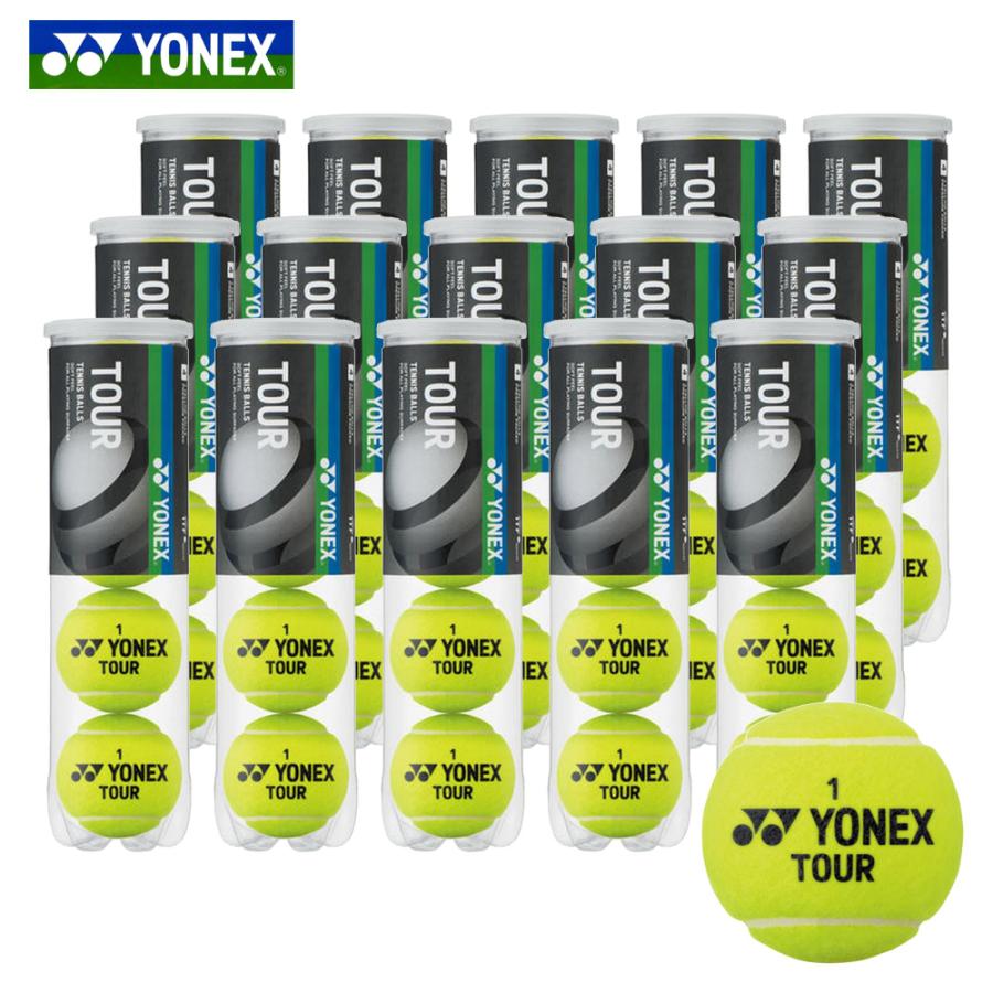 『即日出荷』ヨネックス YONEX テニスボール  ツアー  1箱60球/5ダース  TB-TUR4 の商品画像