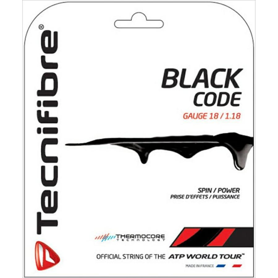 Tecnifibre テクニファイバー 「BLACK CODE ブラックコード  TFG503」硬式テニスストリング ガット｜kpi