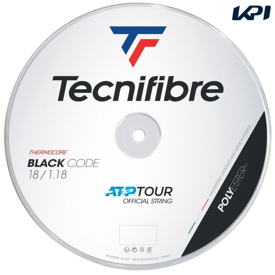 テクニファイバー Tecnifibre テニスガット・ストリング  BLACK CODE  ブラックコード  1.18mm  200mロール TFR410  TFSR401 『即日出荷』｜kpi