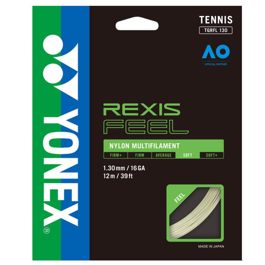 ヨネックス YONEX テニスガット ストリング レクシスフィール130 登場大人気アイテム TGRFL130 FEEL 10周年記念イベントが REXIS 単張