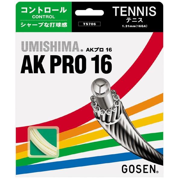 □5張セット」GOSEN ゴーセン 「ウミシマAKプロ16」ts706硬式テニス 