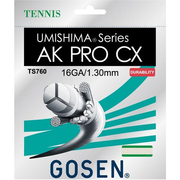 GOSEN ゴーセン 「ウミシマ AKプロCX16」TS760 硬式テニスストリング 