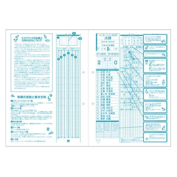 半額sale Mikasa ミカサ バレーボールスコアブック Vg0037 バレーグッズその他 Wantannas Go Id