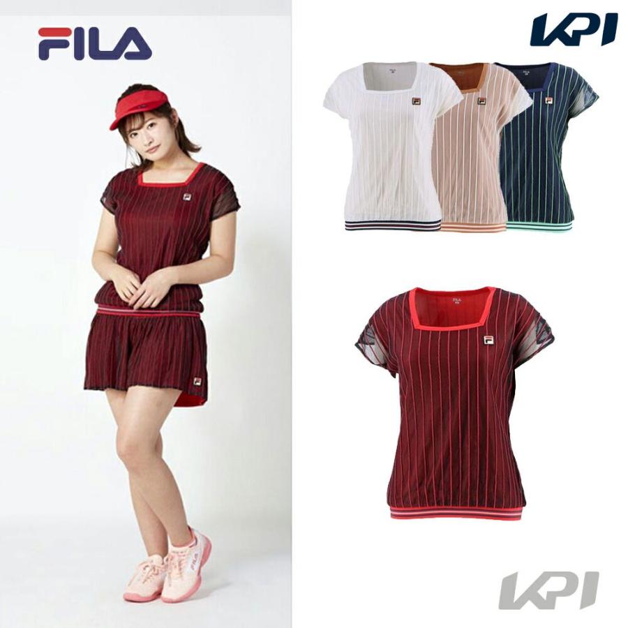 フィラ Fila テニスウェア レディース レディース ゲームシャツ Vl2316 21ss 即日出荷 Vl2316 Kpi 通販 Yahoo ショッピング