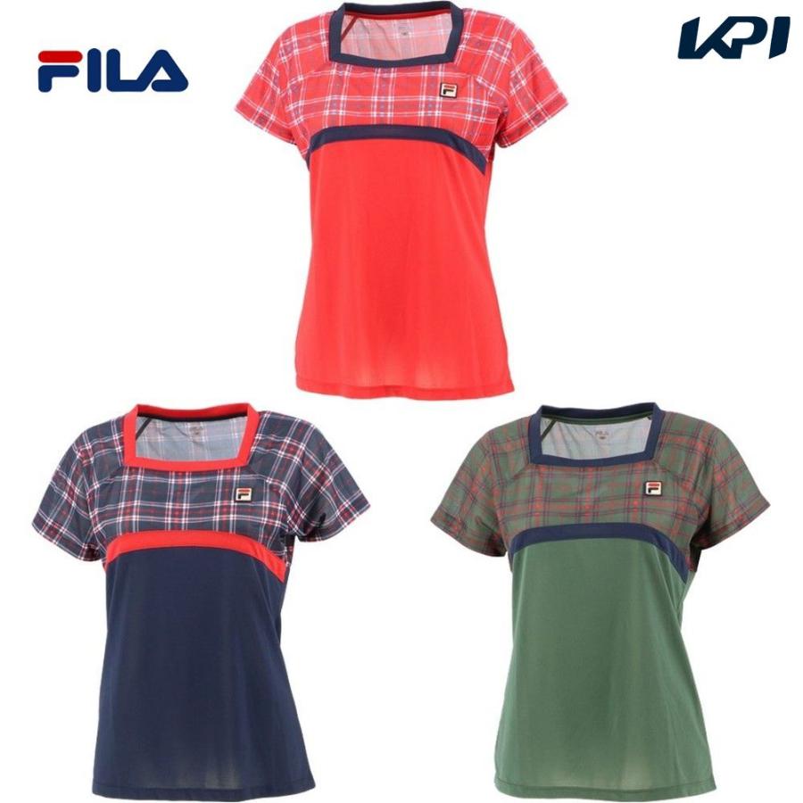 フィラ Fila テニスウェア レディース 秀逸 ゲームシャツ 21ss Vl2329