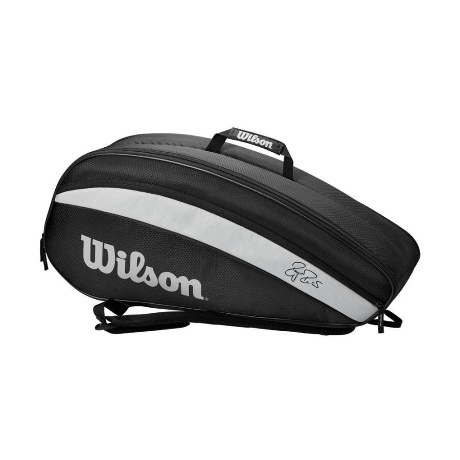 「365日出荷」ウイルソン Wilson テニスバッグ・ケース  FED TEAM 6PK フェデラー チーム ラケットバッグ 6本収納可能 WR8005701001 『即日出荷』｜kpi｜02