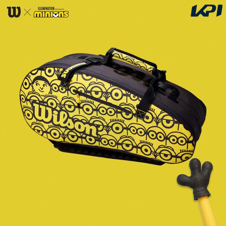 ウイルソン Wilson テニスバッグ・ケース  MINIONS TOUR 12PK RACQUET BAG ミニオンズ ツアーラケットバッグ WR8013701001 『即日出荷』｜kpi