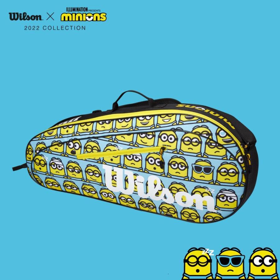 Wilson ウイルソン テニスバッグ・ケース MINIONS 2.0 TEAM 3PK 
