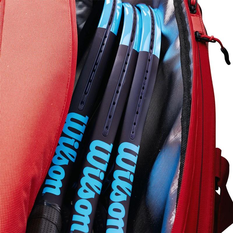 ウィルソン Wilson ウイルソン テニスバッグ SUPER TOUR 3 COMP RED