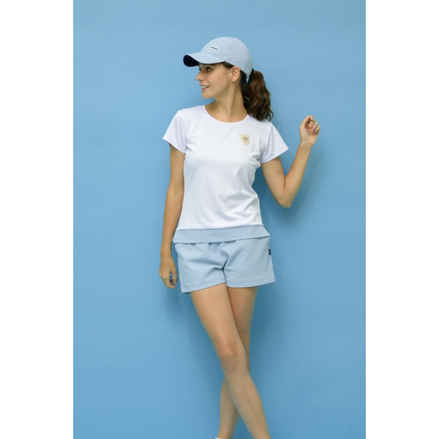 プリンス　テニスウェア レディースTシャツとショートパンツ セット　Lサイズ プリンス テニスウェア レディースTシャツとショートパンツ