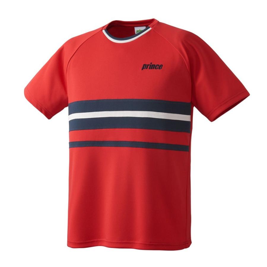 Princeテニスゲームシャツ メンズＬサイズ Prince プリンス テニスウェア メンズ ゲームシャツ MS4016