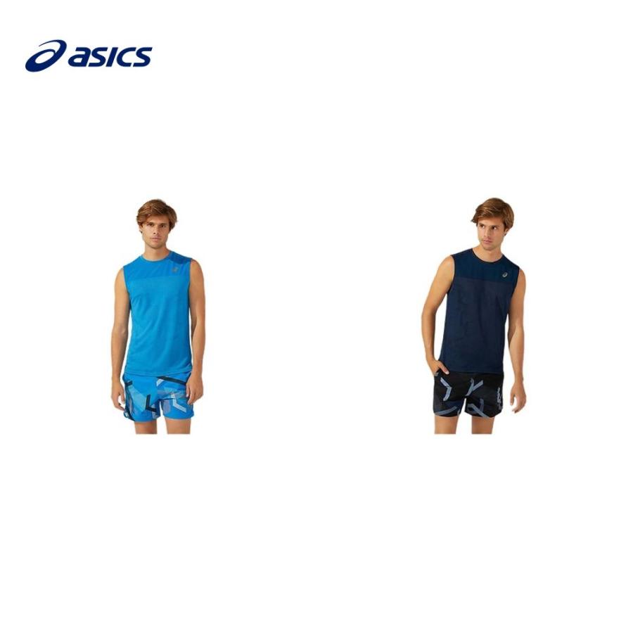 アシックス Asics ランニングウェア メンズ ランニングソフトタッチスリーブレストップ 11b955 21ss 11b955 Kpisports 通販 Yahoo ショッピング