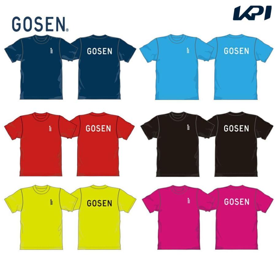 772円 新作ウエア ゴーセン GOSEN テニスウェア ユニセックス ゲームシャツ T2006 2020SS