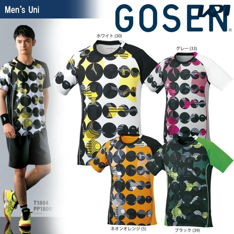 ゴーセン GOSEN テニスウェア ユニセックス ゲームシャツ T1804 「SSウェア」 :T1804:KPIsports - 通販