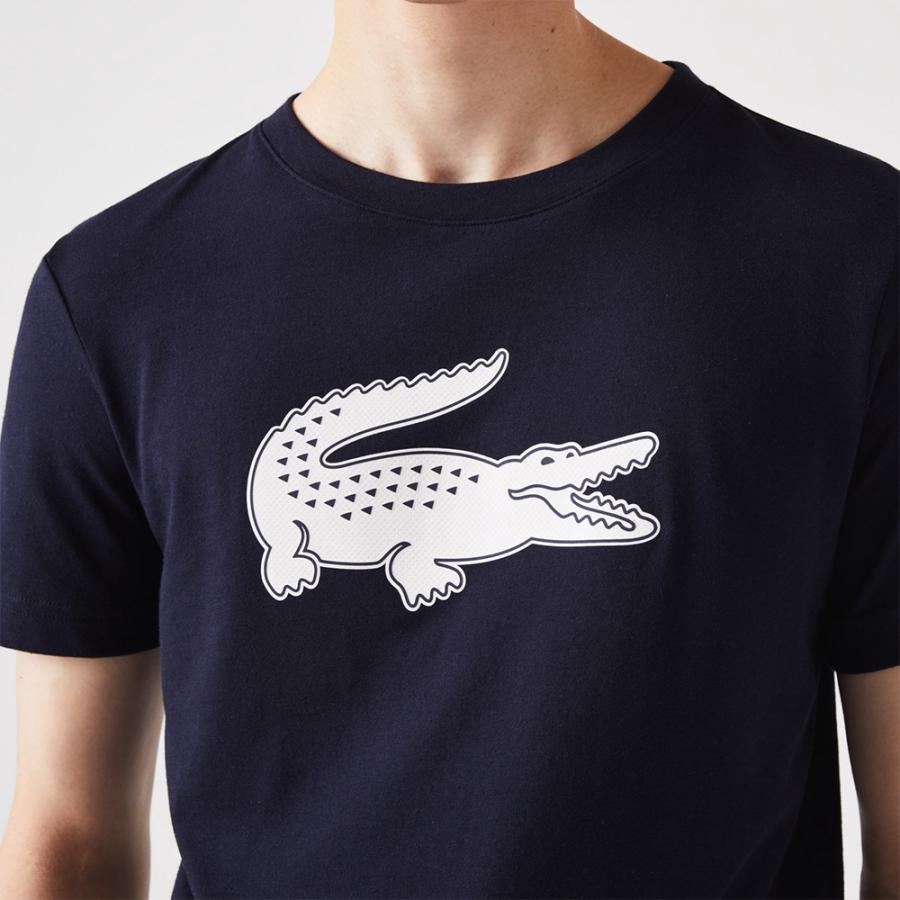 「365日出荷」ラコステ LACOSTE テニスウェア メンズ コットンブレンド ウルトラドライロゴプリントTシャツ TH2042L-525 2022FW『即日出荷』｜kpisports｜07