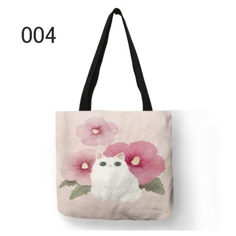 セール 20円 1980円 猫柄 選べるデザイン ねこ イラスト 肩掛けキャンバストートバッグ バッグ リネン 麻 ネコ ショッピングバッグ Bag 005 横浜元町cat Diva 通販 Yahoo ショッピング