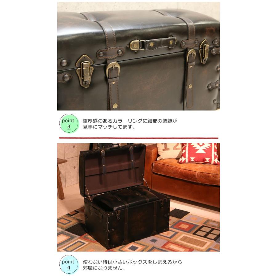 収納ボックス 宝箱 収納スツール スツール トランク収納 収納