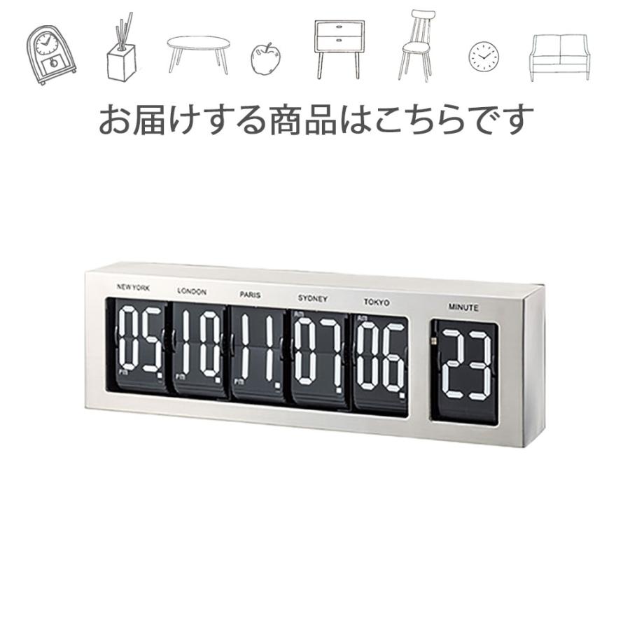 フラップクロック 時計 置時計 デジタル時計 パタパタ時計 おしゃれ インテリア 世界時計 リーフ式時計 ソラリ 時計 黒 シルバー ブラック シンプ Azmy4313 デザイン雑貨 家具 ワカバマート 通販 Yahoo ショッピング