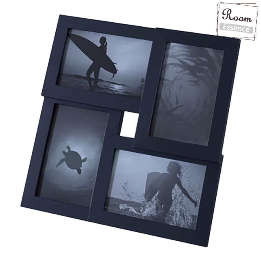 フォトフレーム マルチ フォトフレーム 写真立て おしゃれ インテリア かわいい 額縁 ガラス ポスターフレーム 木目 ブラック シンプル モダン か Azmy4347 デザイン雑貨 家具 ワカバマート 通販 Yahoo ショッピング