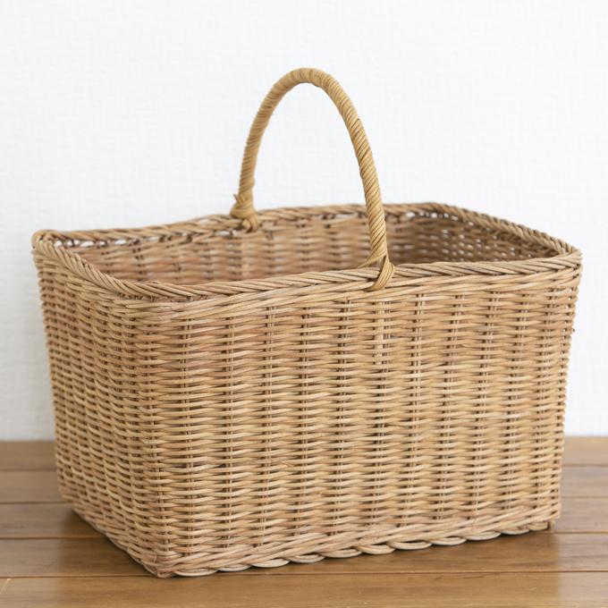 かご カゴ 籠 バスケット 店舗什器 買い物かご 買い物カゴ お買いものかご かごバッグ カゴバッグ 籠バッグ ピクニックバスケット おしゃれ ナチュラル Cdri0436 デザイン雑貨 家具 ワカバマート 通販 Yahoo ショッピング