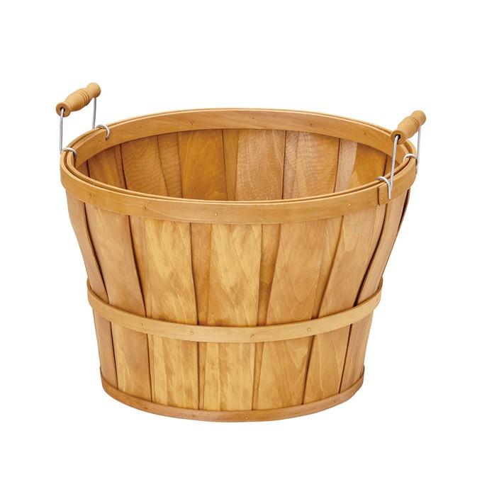 ウッドチップバスケット バスケット かご 籠 カゴ 小物入れ 天然素材 収納 整理 おしゃれ シンプル ナチュラル カントリー 北欧 持ち手付き ハンドル付き 丸型 Cdri1755 デザイン雑貨 家具 ワカバマート 通販 Yahoo ショッピング