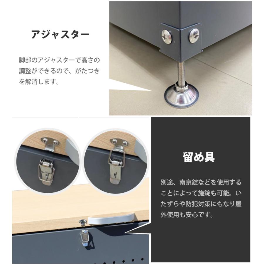 屋外用ゴミ箱 ごみ箱 ゴミストッカー 屋外 大容量 屋外ストッカー 大型