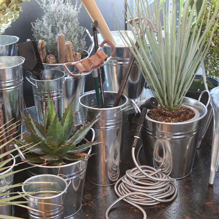 バケツ型鉢カバー ワイド S 観葉植物 多肉植物 ポットカバー スチール インテリアリビング バケツ かわいい 高級感 底穴無し 小物入れ くず入れ Dltn3158 デザイン雑貨 家具 ワカバマート 通販 Yahoo ショッピング