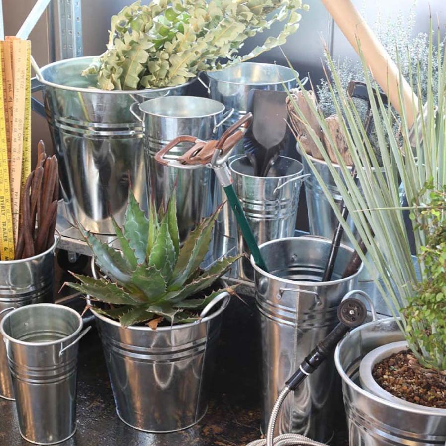 バケツ型鉢カバー ワイド S 観葉植物 多肉植物 ポットカバー スチール インテリアリビング バケツ かわいい 高級感 底穴無し 小物入れ くず入れ Dltn3158 デザイン雑貨 家具 ワカバマート 通販 Yahoo ショッピング