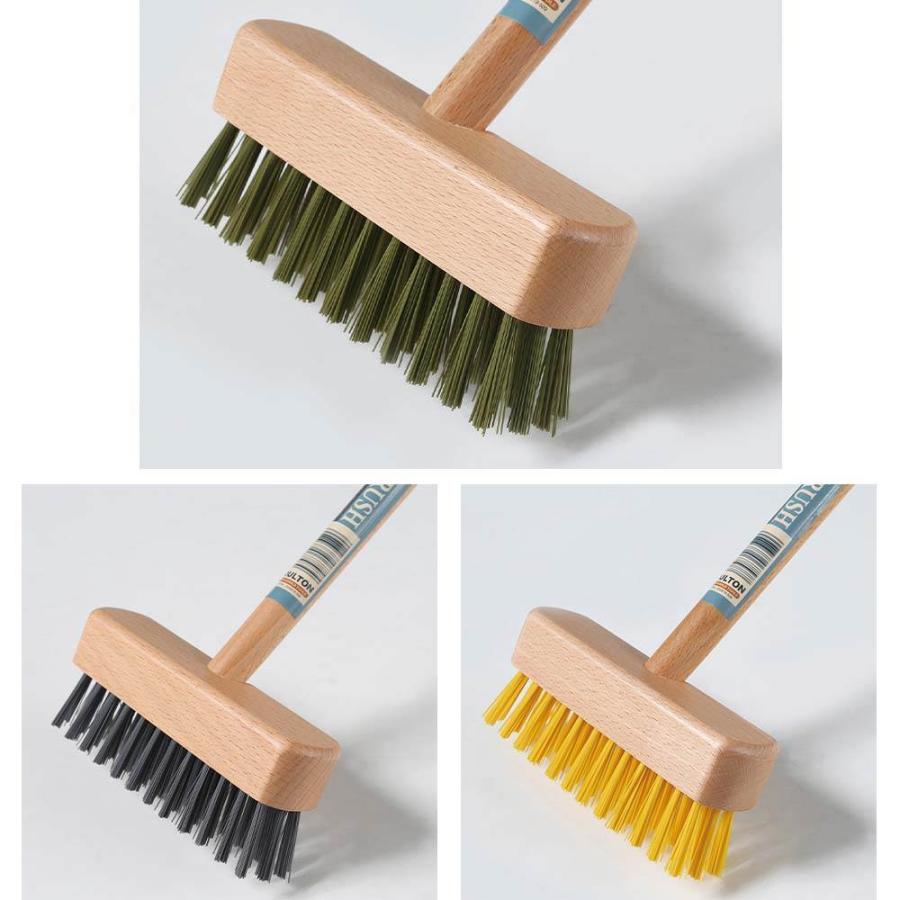 デッキ ブラシ 6本入り ダルトン DULTON デッキブラシ 掃除ブラシ 掃除用具 ブラシ たわし イエロー オリーブ グレー シンプル 可の画像
