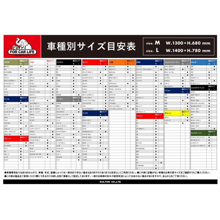 オート サンシェード L DULTON ダルトン カーシェード カーサンシェード フロントガラスカバー シェード カバー  日よけ 日除け 紫外線対策｜kplanning｜10