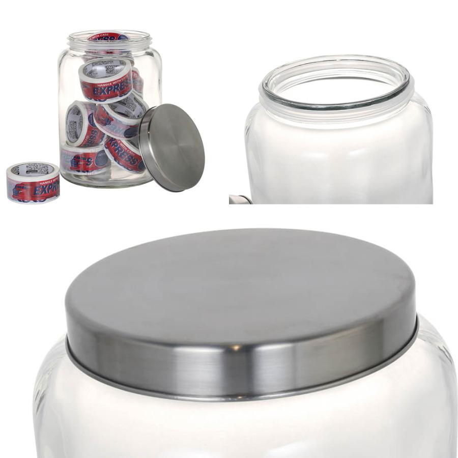 ジャンボ ジャー 保存容器 キャニスター ガラスジャー 保存 収納