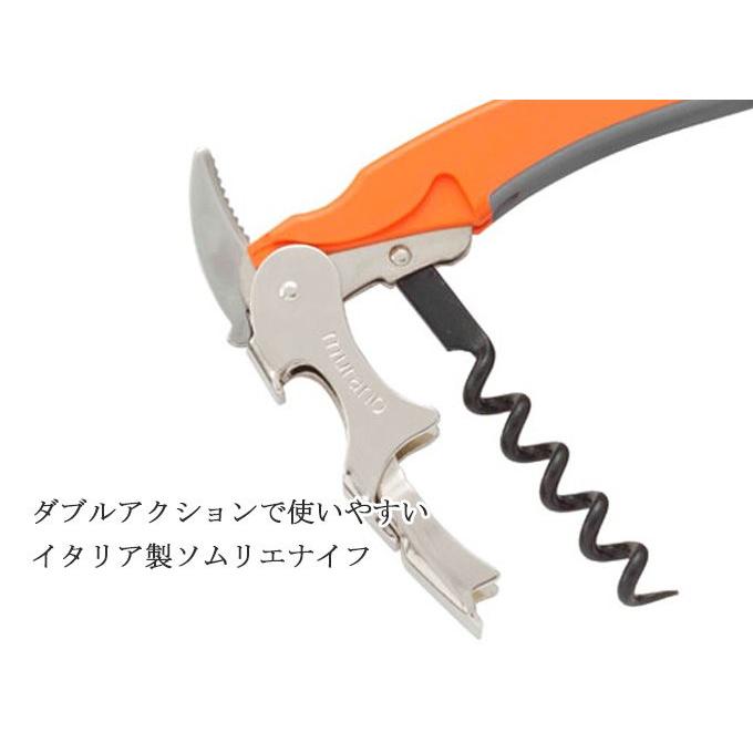 ムラーノ ソムリエナイフ ワインオープナー コルクスクリュー コルク