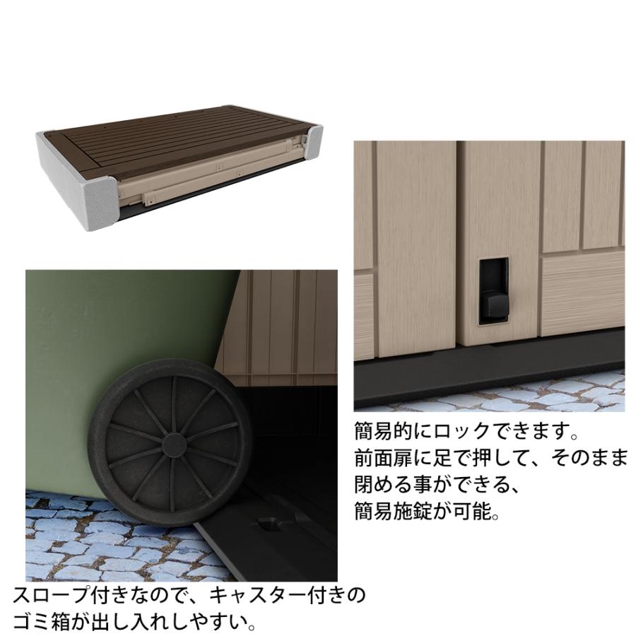 屋外収納ストッカー 屋外収納庫 屋外用物置 収納ボックス 収納庫 ストレージ コンテナ ボックス 物置 樹脂製 プラスチック タイヤ収納 おしゃれ 防水 Hanw0003 デザイン雑貨 家具 ワカバマート 通販 Yahoo ショッピング