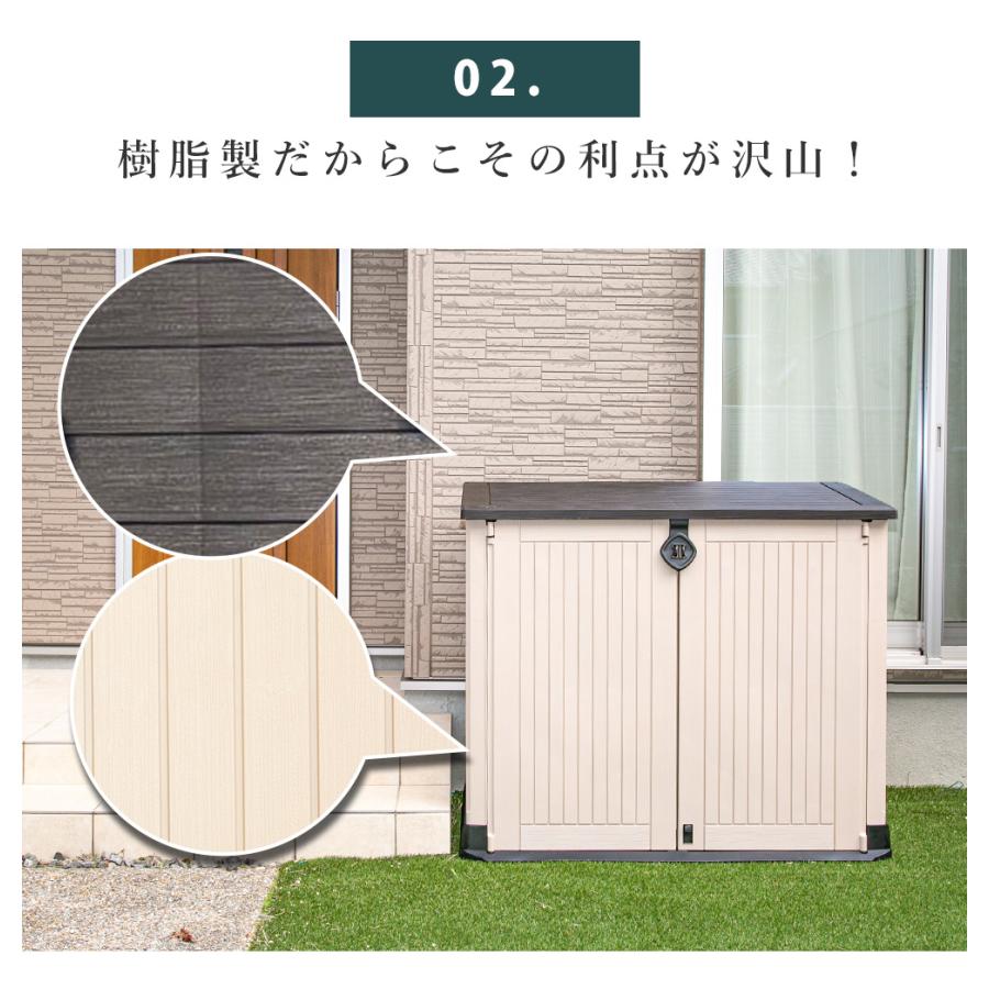 屋外収納ストッカー 屋外収納庫 屋外用物置 収納ボックス 収納庫