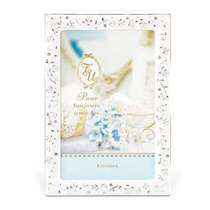 フォトフレーム フォトスタンド 写真立て 写真たて 写真フレーム ウエディングフレーム 写真入れ メモリアルフレーム ポストカード おしゃれ 卓上用 結婚祝い Kism0136 デザイン雑貨 家具 ワカバマート 通販 Yahoo ショッピング