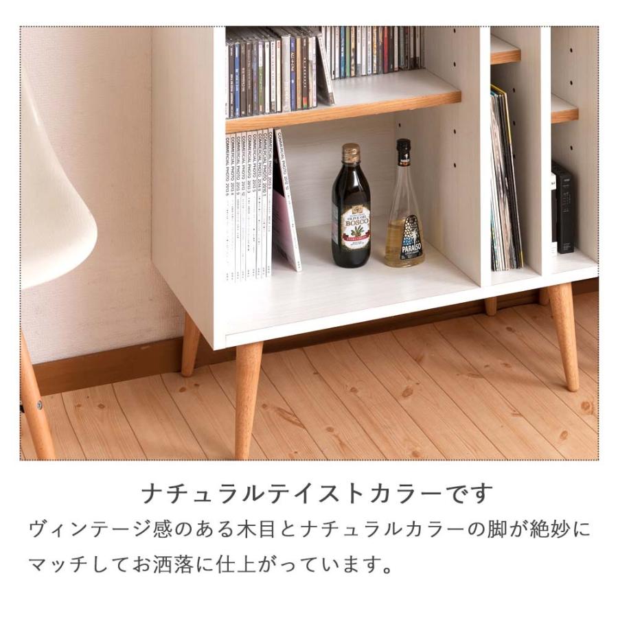 日本製 脚付きリビングボードシリーズ 110オープン リビングボード オープンラック リビング収納 キャビネット オープンキャビネットオープン棚 Nasa10 デザイン雑貨 家具 ワカバマート 通販 Yahoo ショッピング