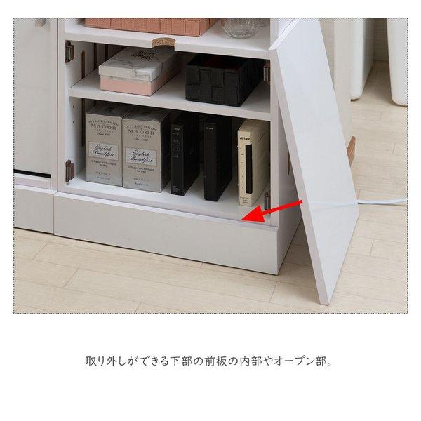 キャビネット 棚 シェルフ 電話台 PCデスク PC台 パソコン台 プリンター台 FA×台 ファックス台 ラック 収納棚の画像