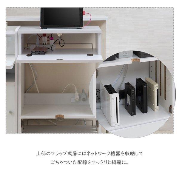 キャビネット 棚 シェルフ 電話台 PCデスク PC台 パソコン台 プリンター台 FA×台 ファックス台 ラック 収納棚の画像
