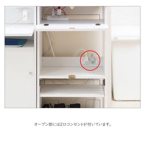 キャビネット 棚 シェルフ 電話台 PCデスク PC台 パソコン台 プリンター台 FA×台 ファックス台 ラック 収納棚の画像