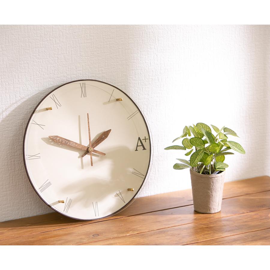 A+ (アクセントプラス) エレガント 掛け時計 (クオーツ) 30cm 壁掛け