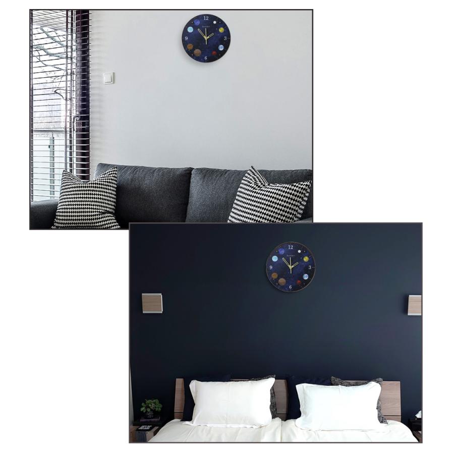 A+ (アクセントプラス) 惑星 掛け時計 (クオーツ) 30cm Planet Cock 星