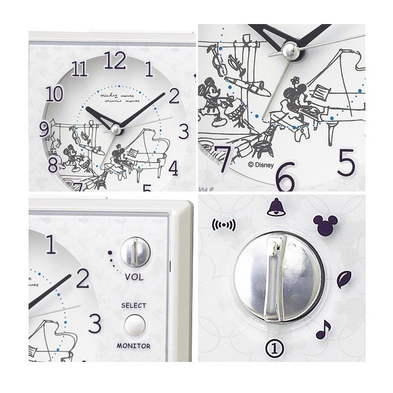置き時計 セイコー アナログ 目覚まし時計 キャラクター ディズニー ミッキーマウス Secl0479 デザイン雑貨 家具 ワカバマート 通販 Yahoo ショッピング